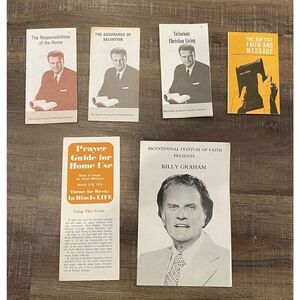 1976 Billy Graham Louisville Festival Of Faith Program Baptist Booklets